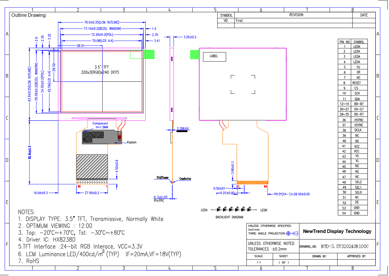 Product Specification